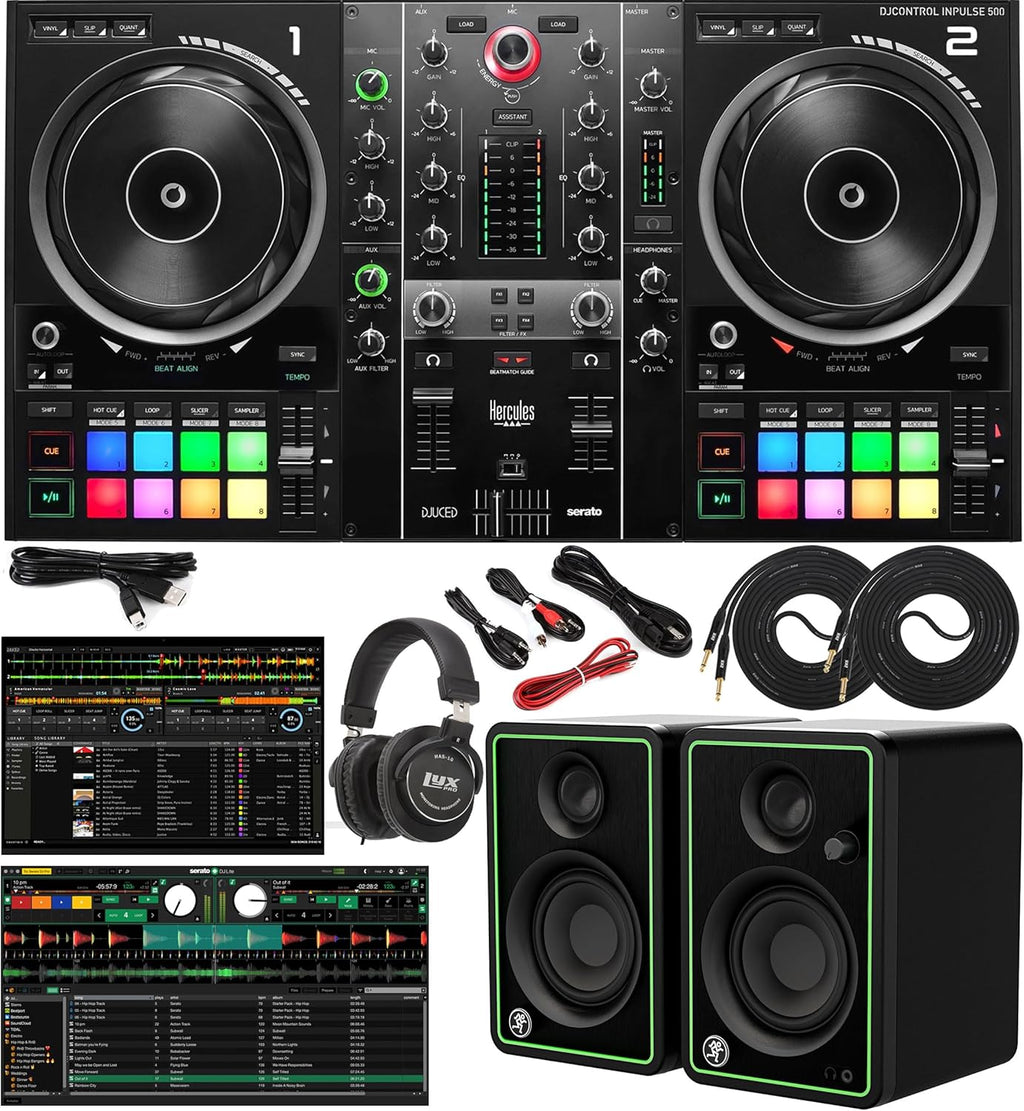 2-Channel DJ Controller with Studio Monitors A790
