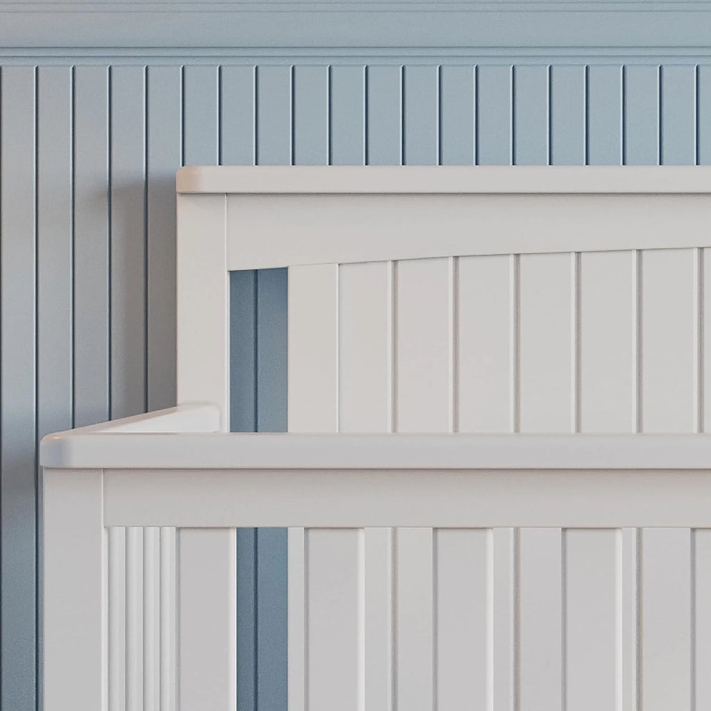 4-in-1 Convertible Crib, Matte White S920