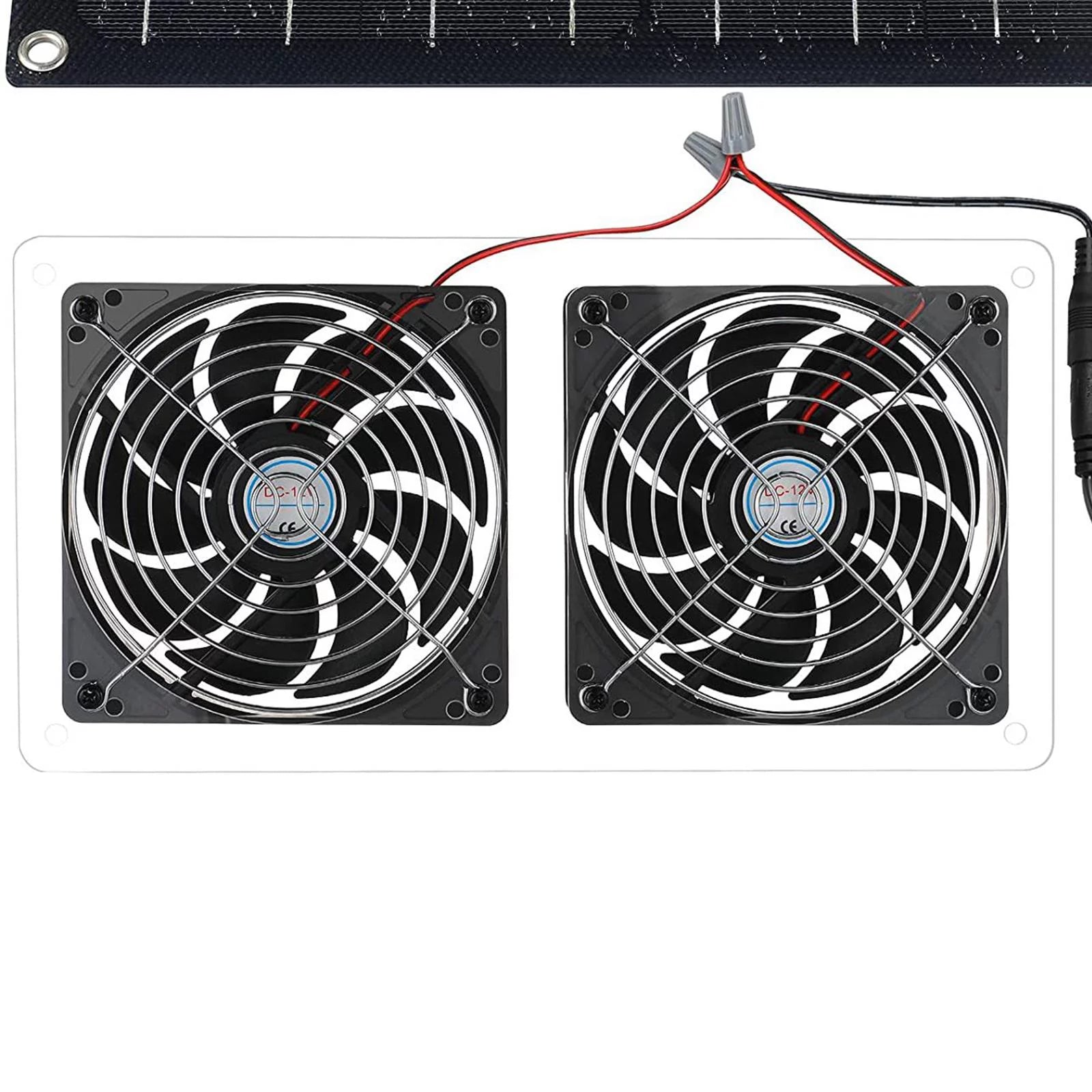 Waterproof Solar Exhaust Fan Extractor Ventilation Portable T949664