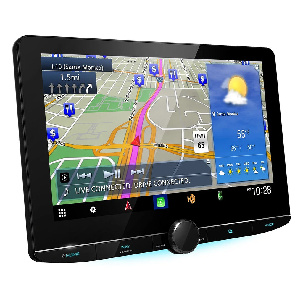 10.1" High Definition Navigation Car Stereo Receiver with Capacitive Touch Panel L7783