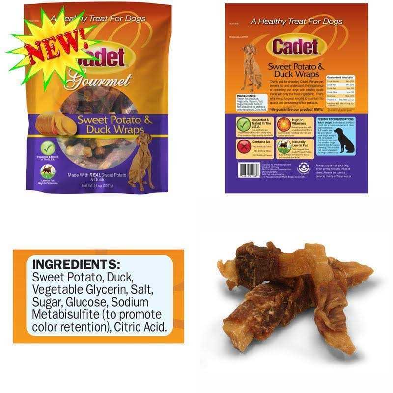 Sweet Potato & Duck Wraps Dog Treats Q178