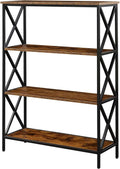 4 Tier Bookcase with Open Shelves A40303