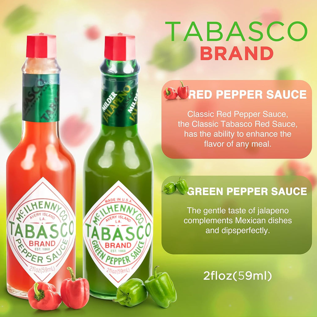 Tabasco Hot Sauce Scorpion Variety Pack 2 oz Bottles H937