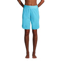 Women's 11" Quick Dry Elastic Waist Board Shorts Swim Cover-up Shorts with Panty Z46521