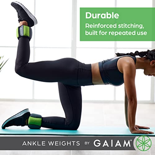 Ankle Weights Strength Training Weight Sets with Adjustable Straps (5lb & 10 Pound Sets) W628