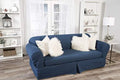 Blue Cotton Denim Sofa Slipcover X673443