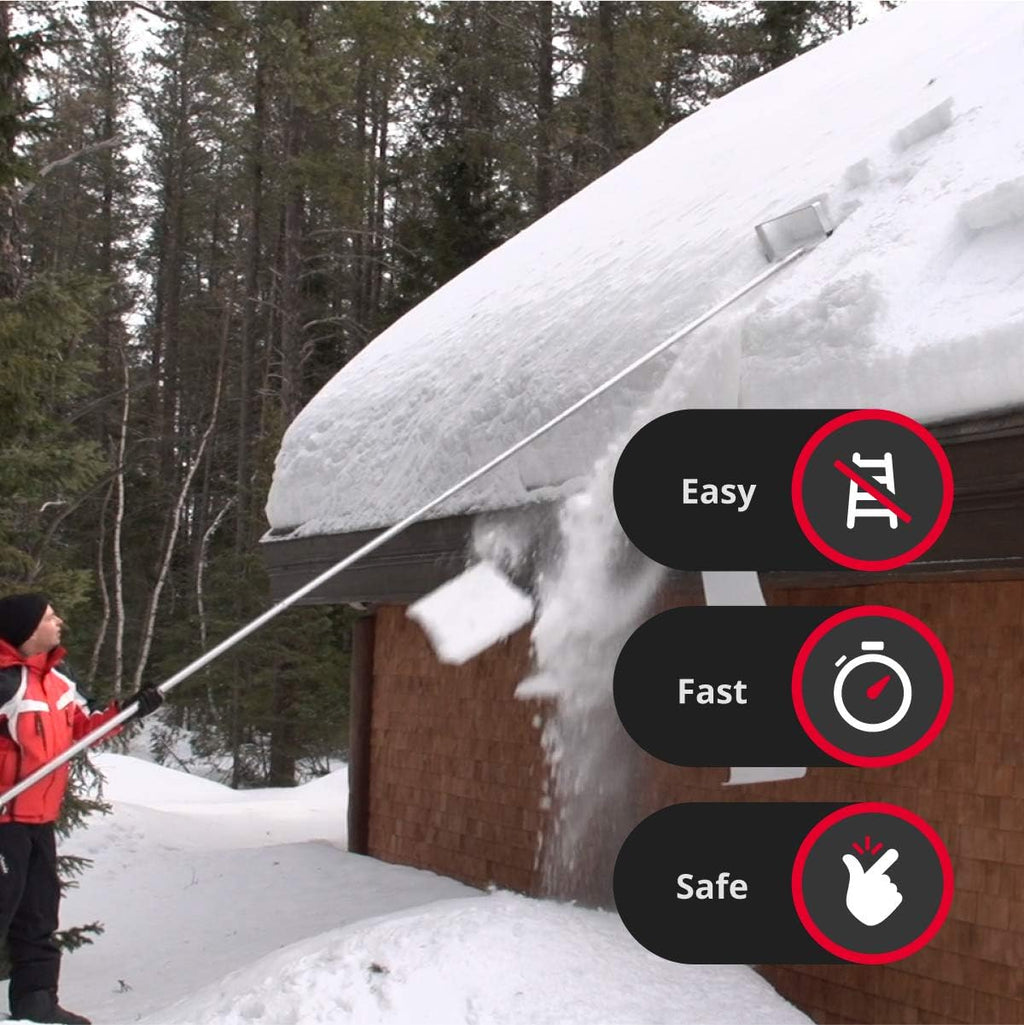 20 ft. Reach Aluminium Roof Snow Removal Tool H70082