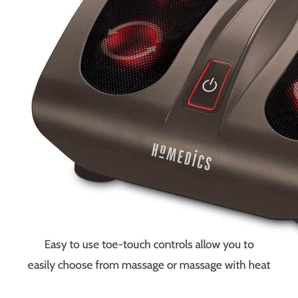 Triple Action Shiatsu Foot Massager with Heat D852