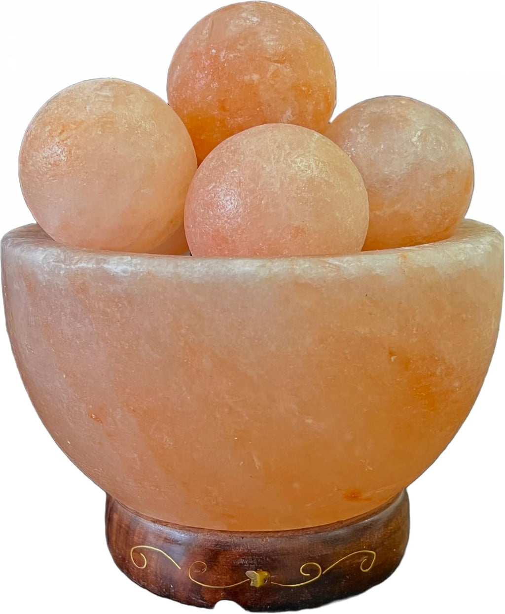 6 inches 8 lbs. Himalayan Salt Lamp with Dimmer Switch and Extra Bulb I254212