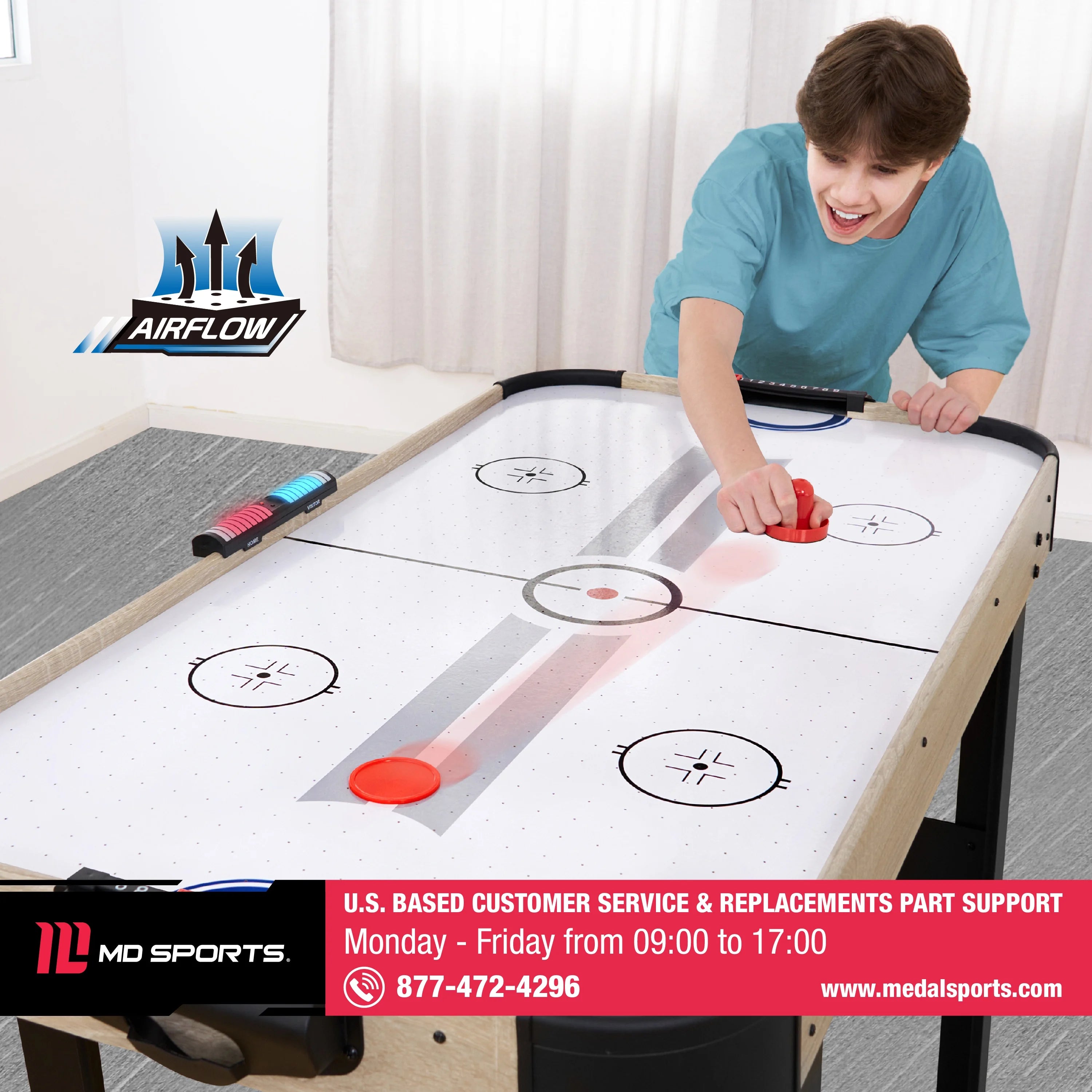 48" Air Powered Hockey Table W2025