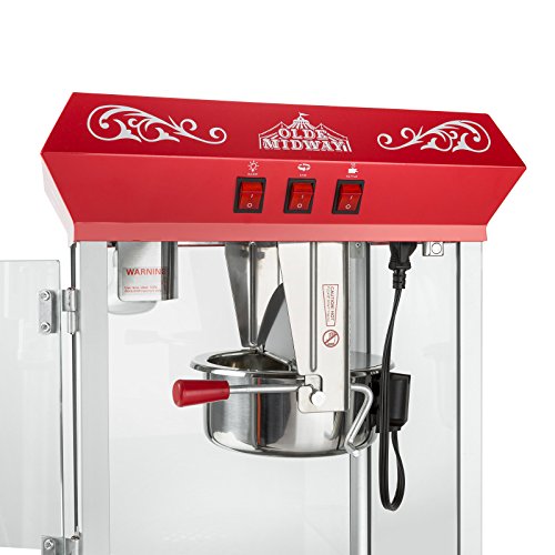 Black 8-Ounce Popcorn Machine N4007