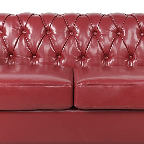 Green Velvet Chesterfield Sofa and Club Chair Set Z5605