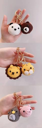 8 Packs Crochet Animal Kit for Beginners E883