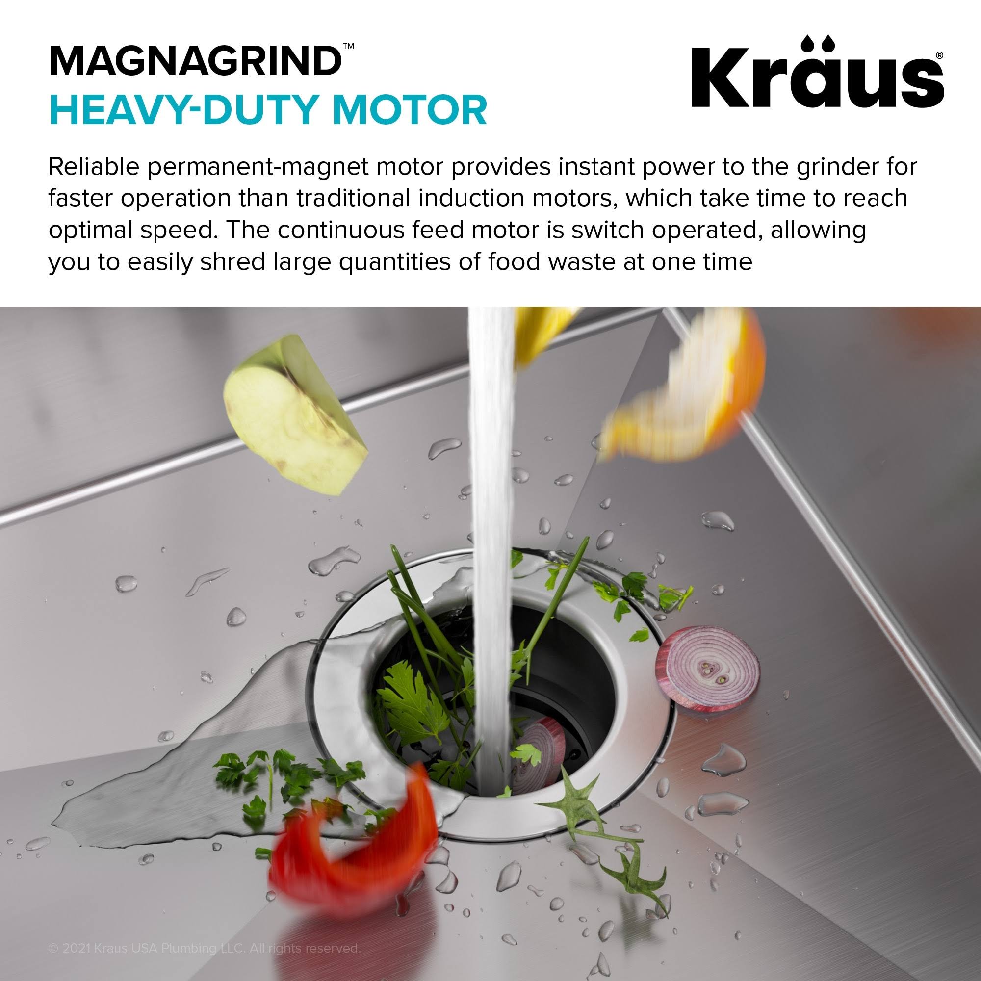 0.75 HP Continuous Feed Garbage Disposal V28757