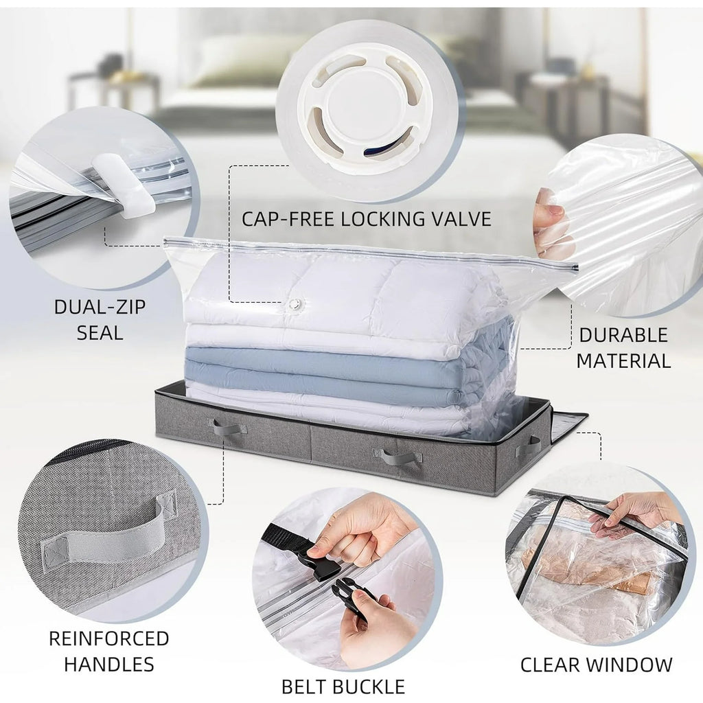 Large Capacity Vacuum Storage Bags, 41 x 17.7 x 6 G907098