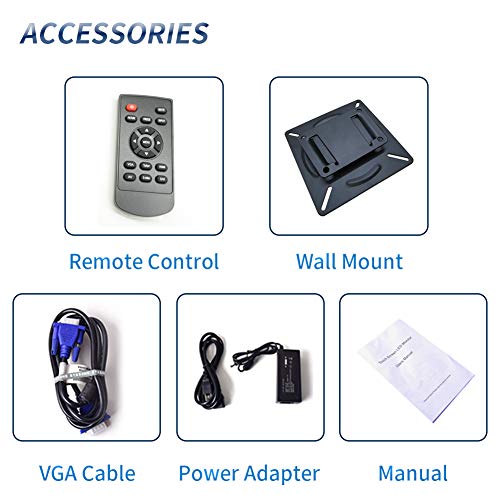 19.5" 1600x900 BNC CCTV Monitor J7954