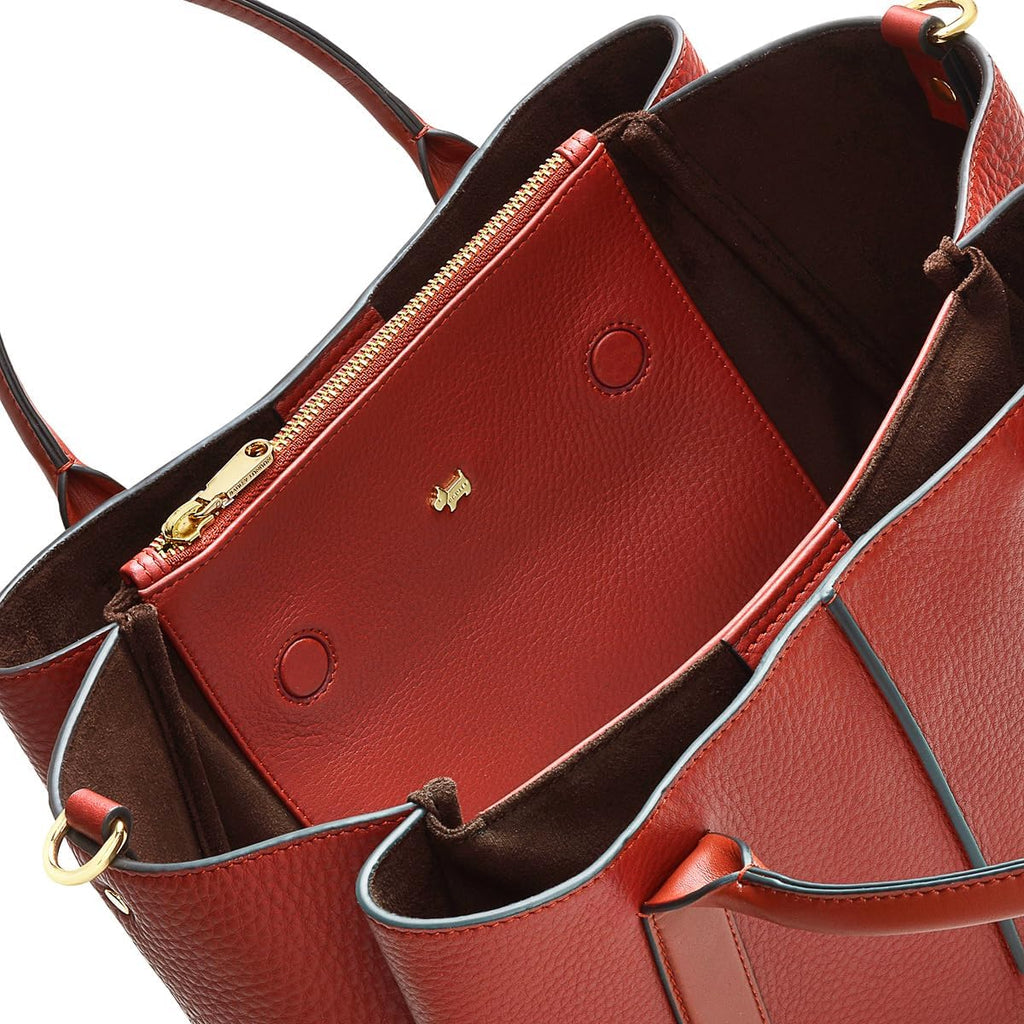 Medium Leather Satchel Bag Z41757