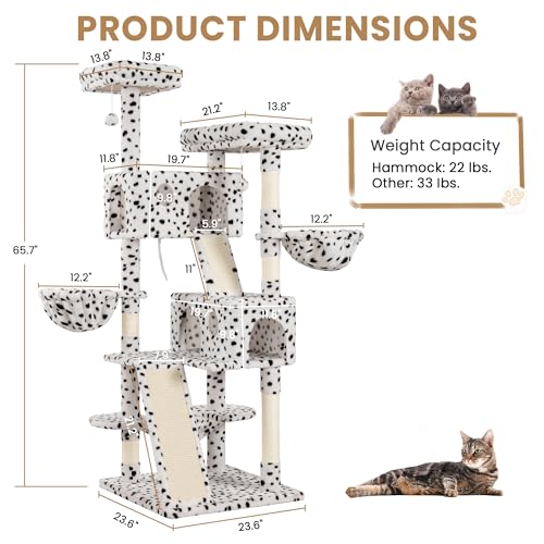 Grey Cat Tree with Sisal Scratching Posts Z437837