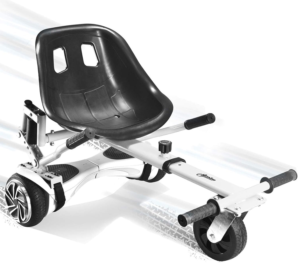 Black Hoverboard Seat Attachment with Off-Road Tire O373