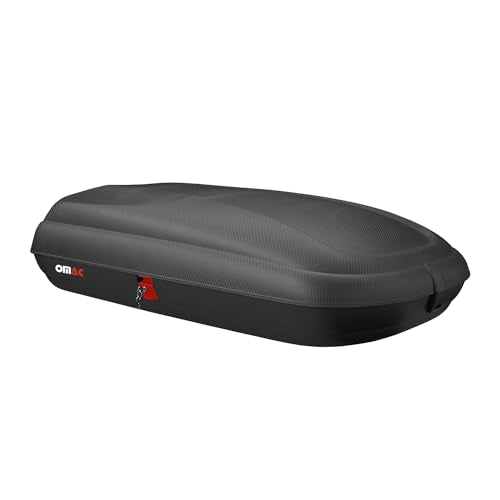 11.3 Cubic Feet Carbon Fiber Textured Car Rooftop Cargo Box O123