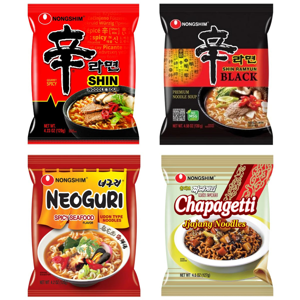 4.5 Ounce Pack of 4 Korean Ramen Variety Pack A844
