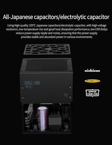 750W White 80 Plus Gold ATX 3.0 Power Supply C5213