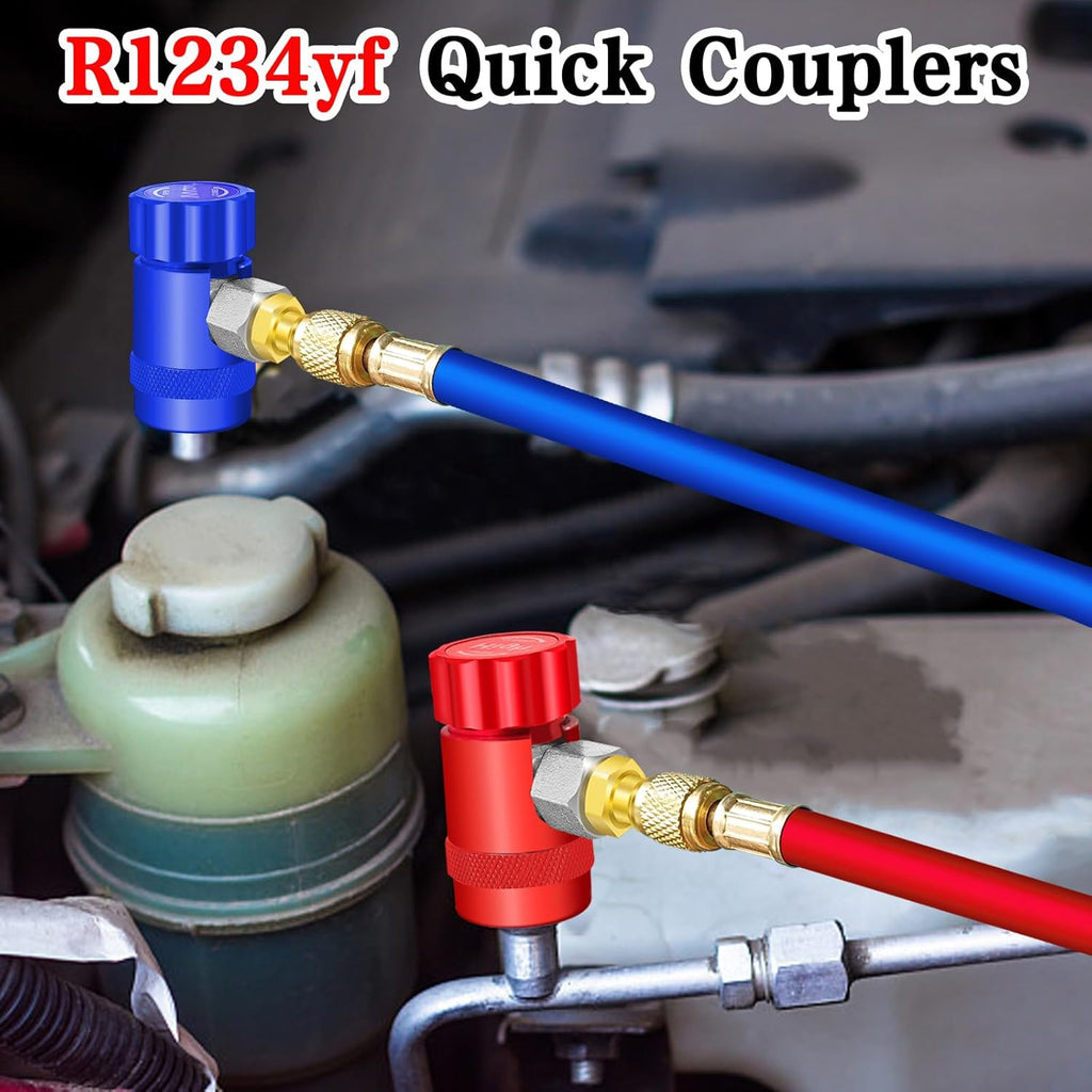 R1234yf Adapter Kit with Self-Sealing Can Taps G402572