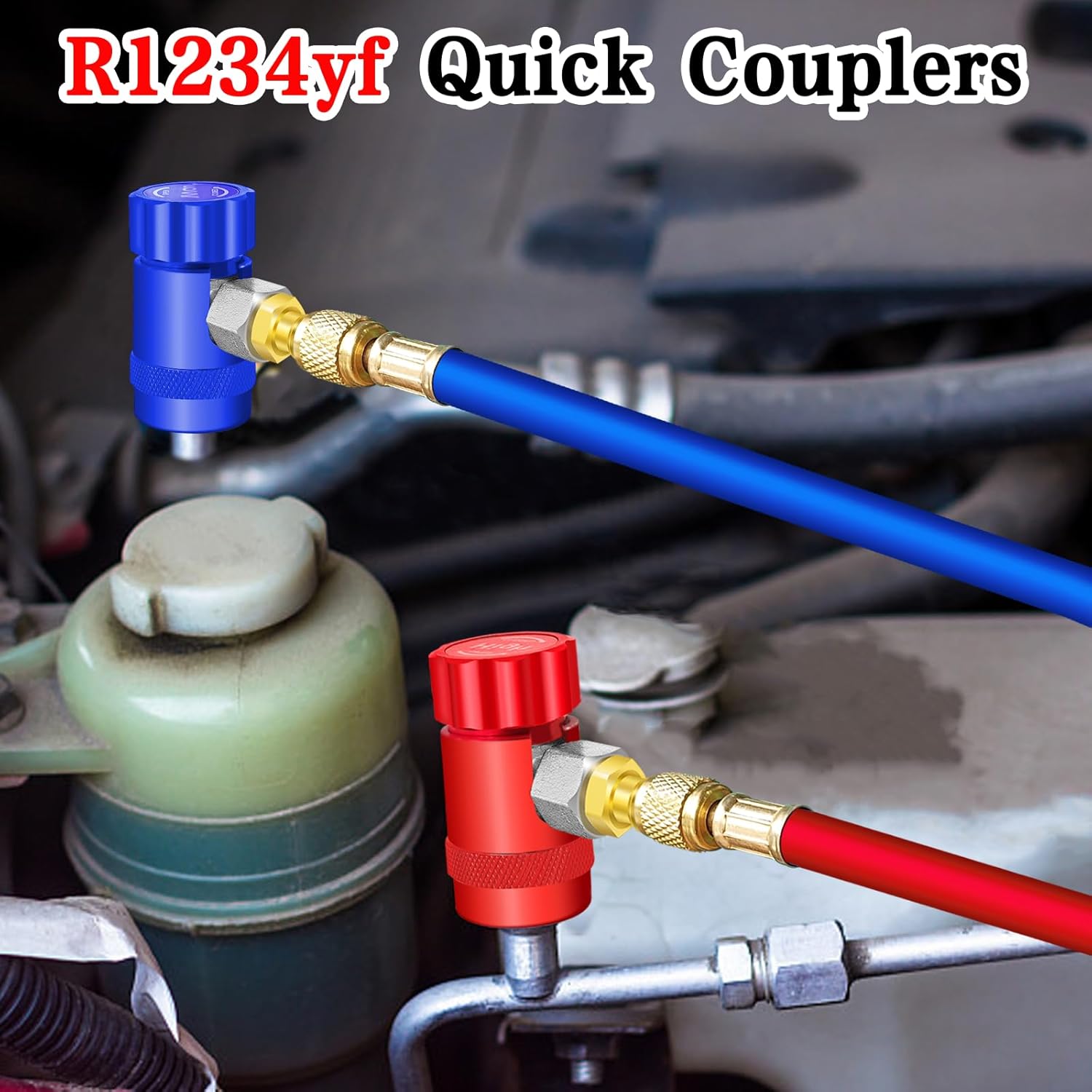 R1234yf Adapter Kit with Self-Sealing Can Taps G402572