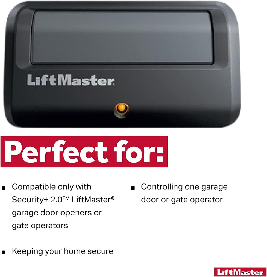 Black 1 Button Garage Door Opener Remote Control G6491