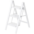 Folding Step Stool with Wide Anti-Slip Pedal, 330lbs Load Capacity K64651