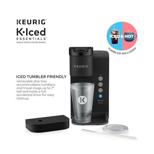 White Single-Serve K-Cup Pod Coffee Maker with 36oz Removable Reservoir C294508