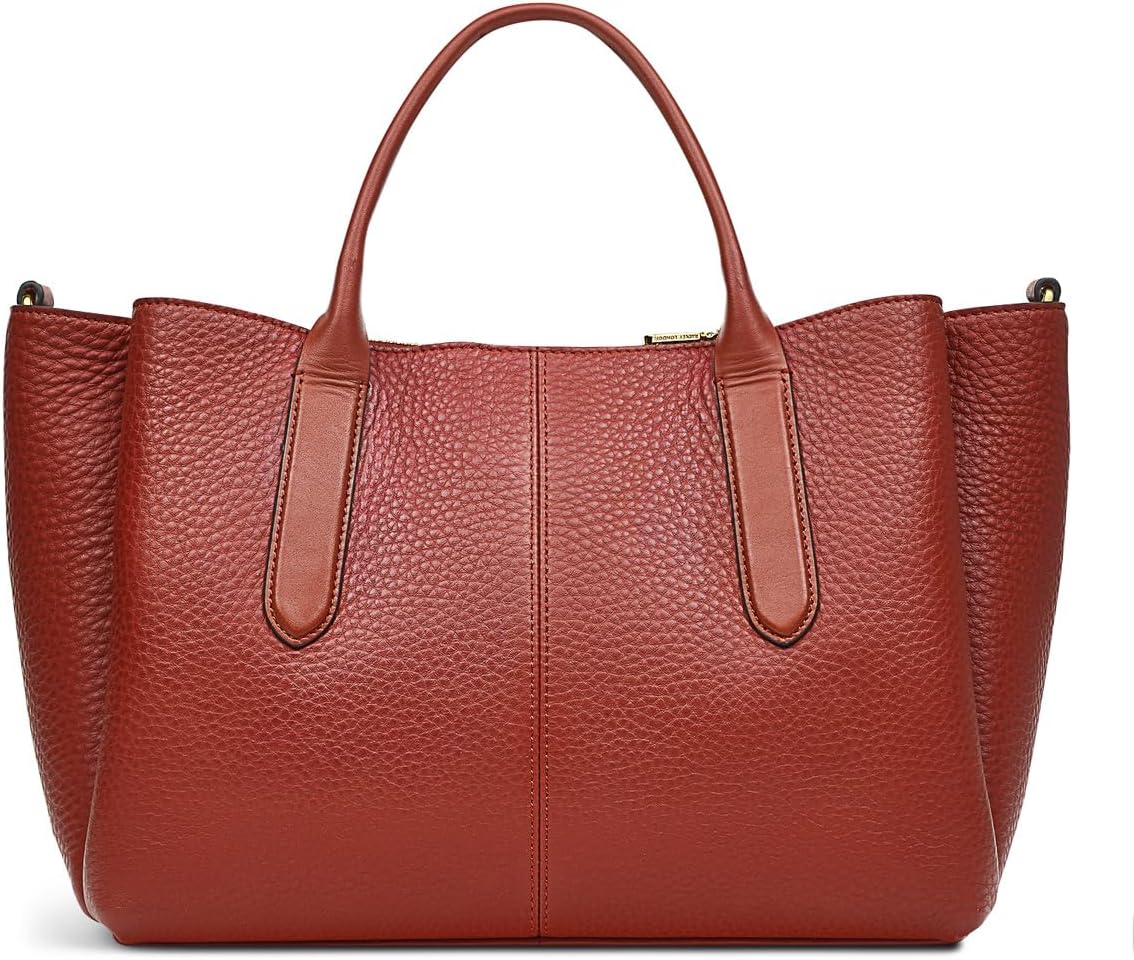 Medium Leather Satchel Bag Z41757