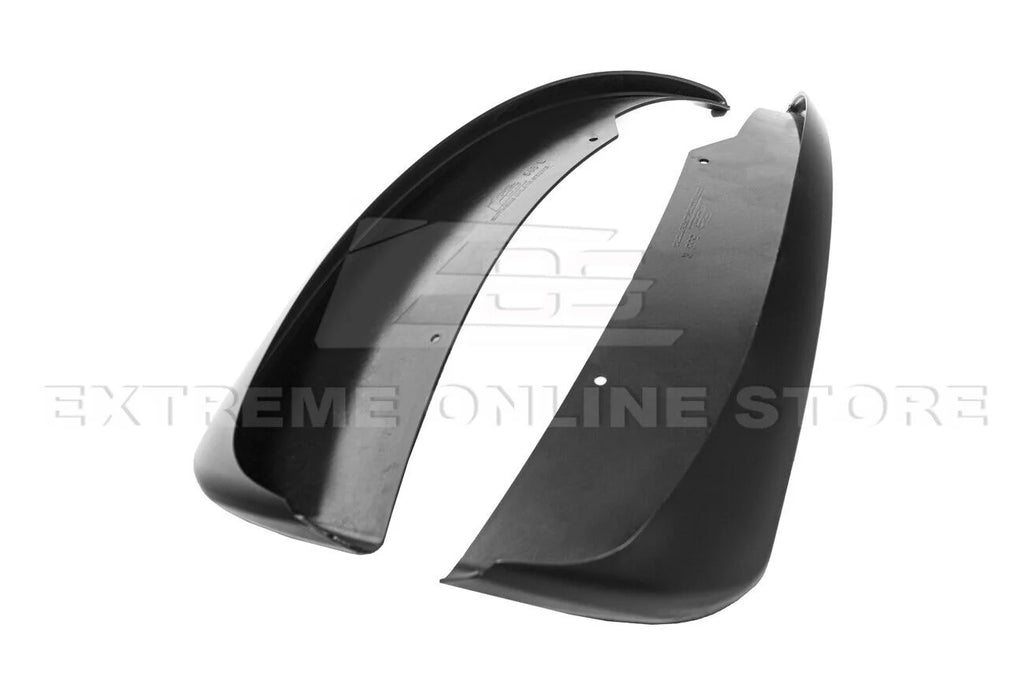 GM Factory XL Extended Style Front & Rear Side Splash Guards Mud Flap Pair ( ABS Plastic - Matte Black ) Z82902