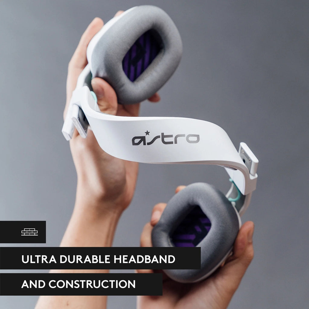 White Wired Gaming Over-Ear Headset with Boom Microphone F942790