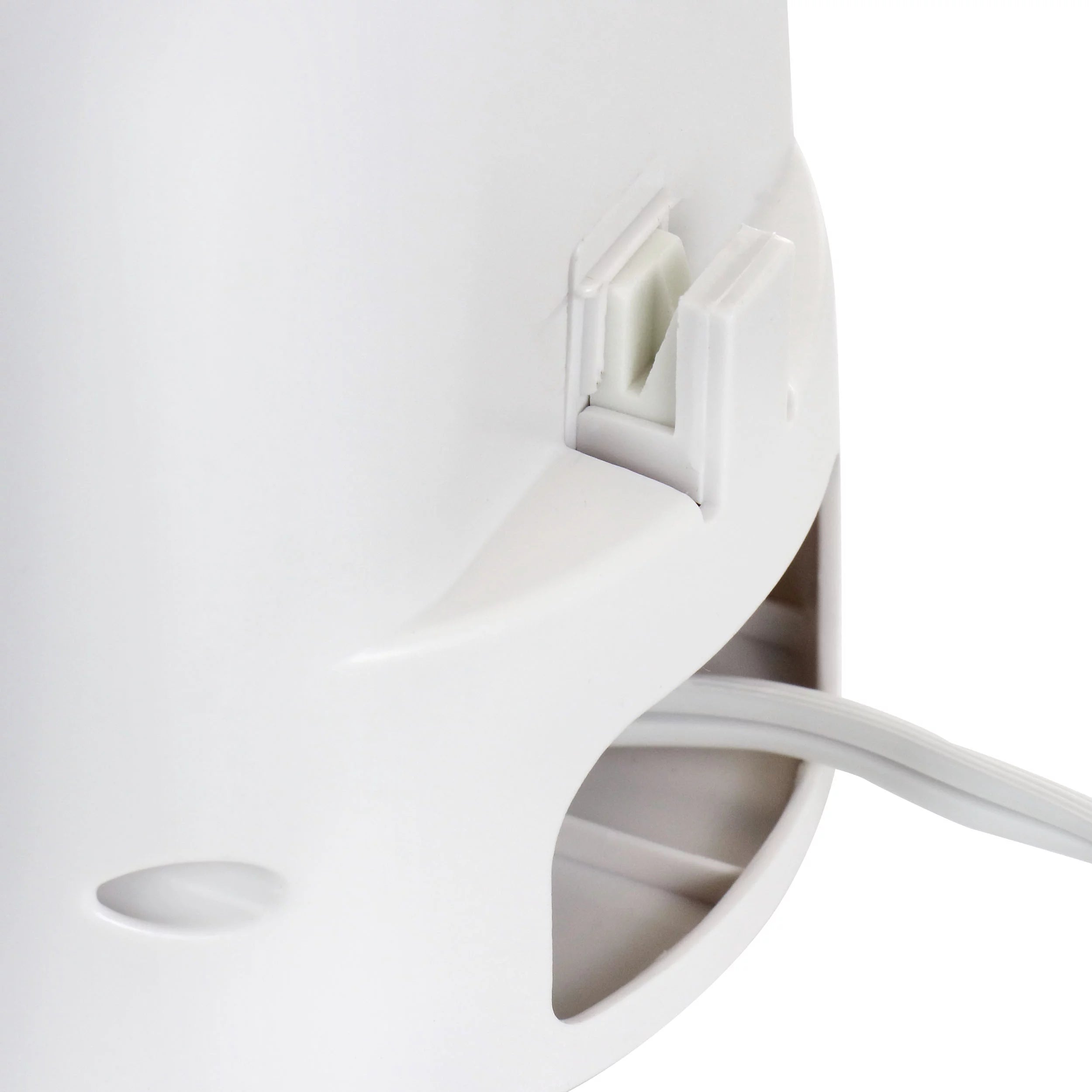White Electric Can Opener with Knife Sharpener and Bottle Opener T166