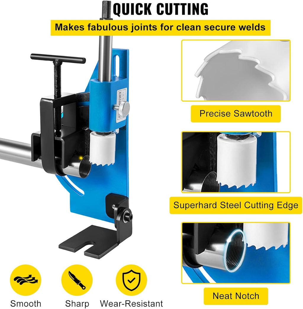 60 Degree Pipe Notcher for 2" Round Tubing T86956