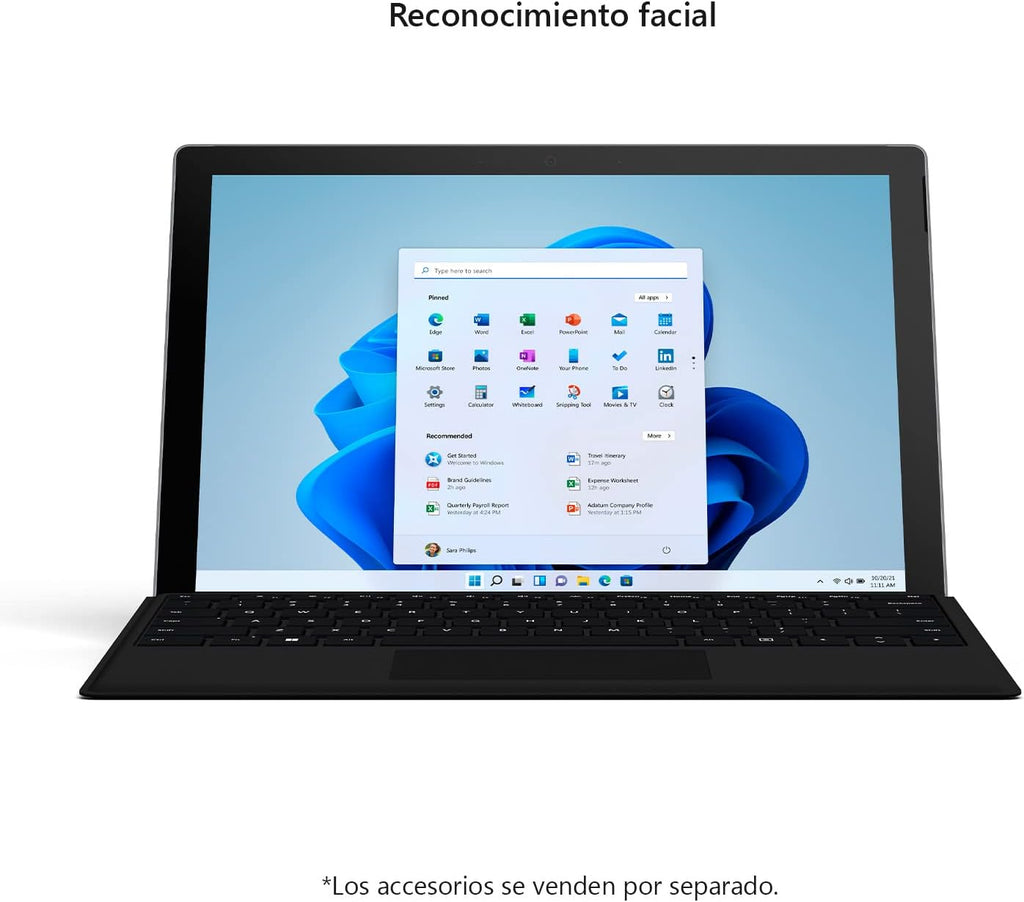 Surface Pro 128GB i5-1135G7 8GB RAM 12.3-inch Touchscreen Wi-Fi Quad-Core i5 Windows 11 Home Platinum A48212