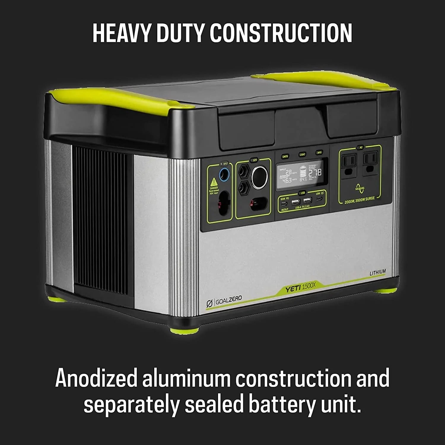 Portable Power Station 1516Wh Lithium Battery Generator 2000 Watt AC Inverter N248065