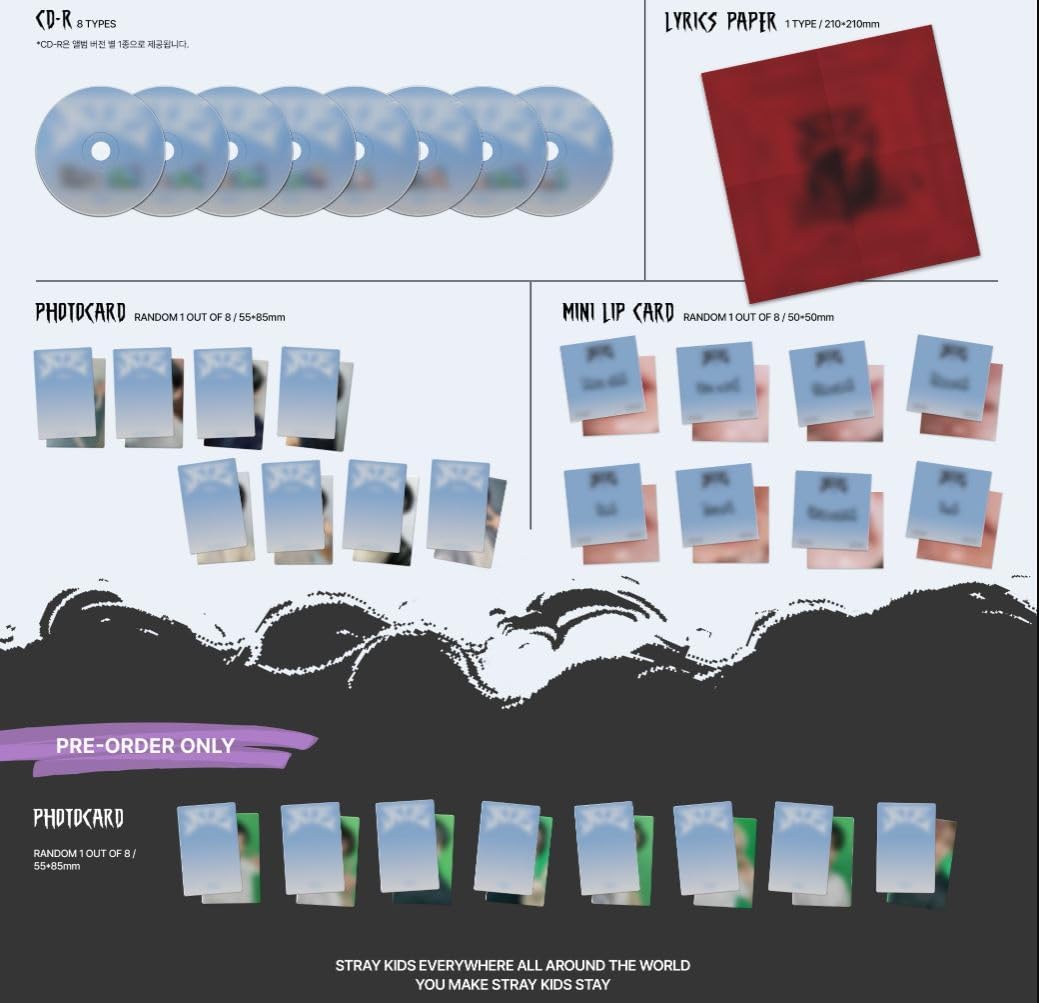 9th Mini Album ACCORDION 8 Ver Set H36208