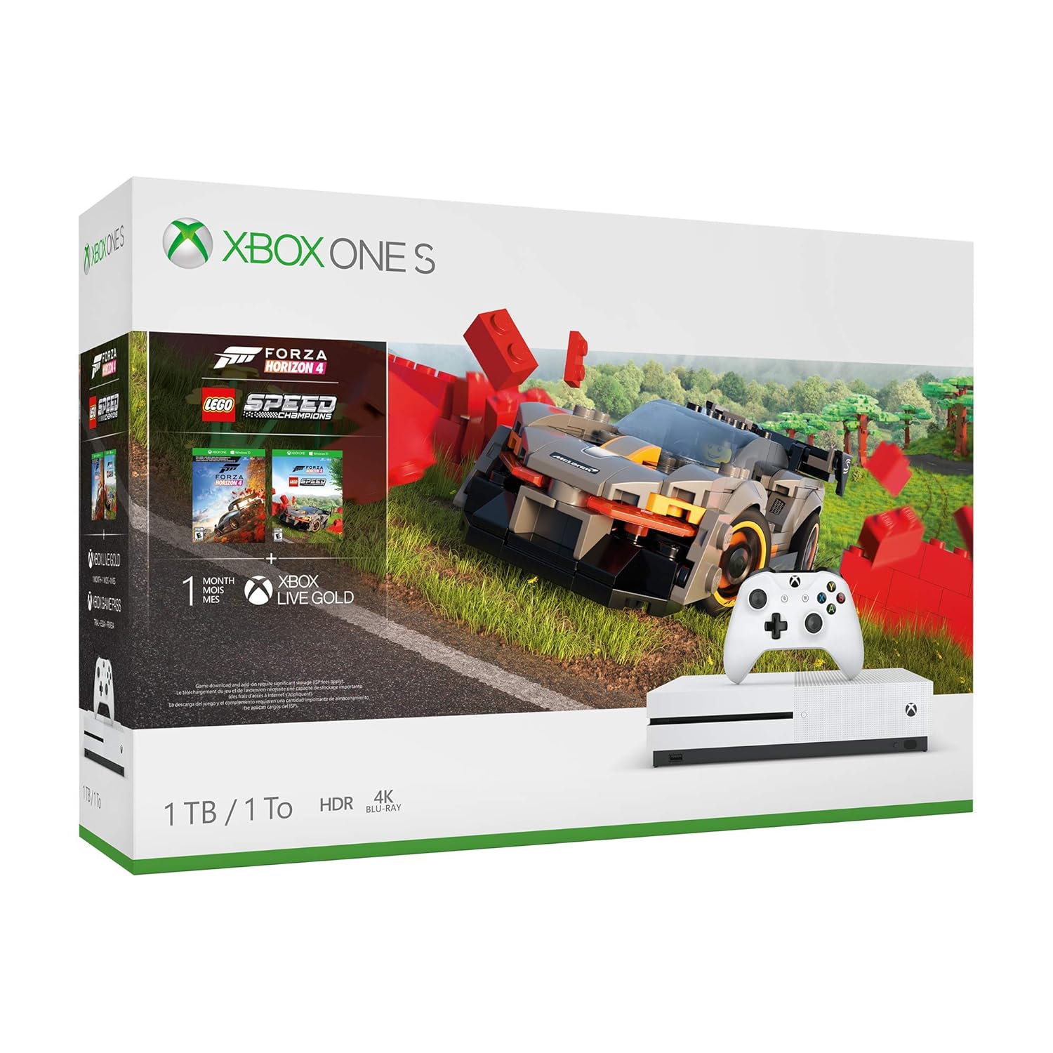 White 1TB Xbox One S Z121
