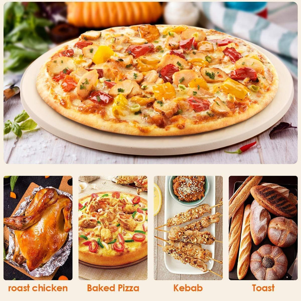 12 Inch Ceramic Pizza Stone U294