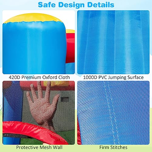 Inflatable Bounce House with Carry Bag, Repair Kit M513719