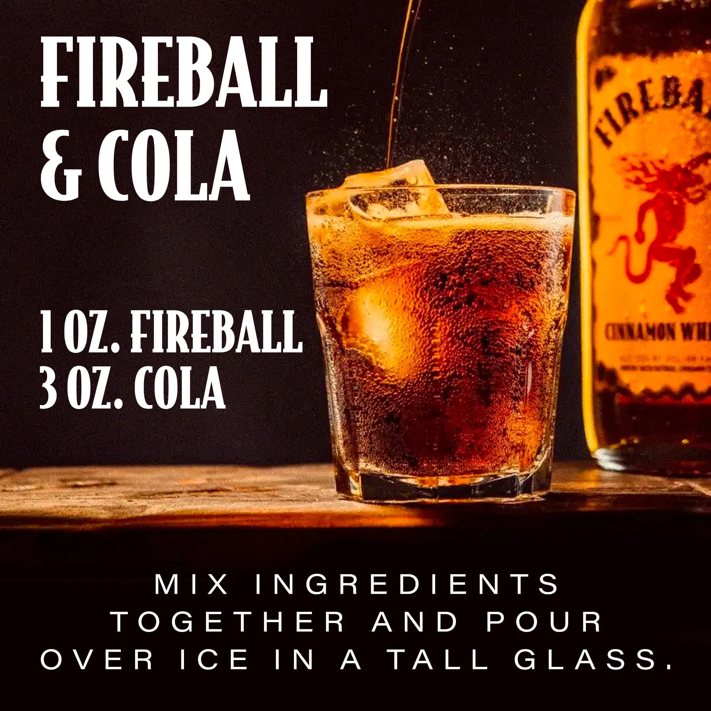 Cinnamon Whiskey, 750ml Bottle, 33% Alcohol Y188056