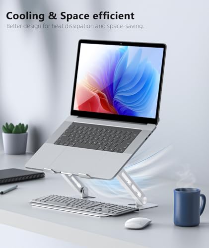 Adjustable Laptop Stand with Non-Slip Mat K857512