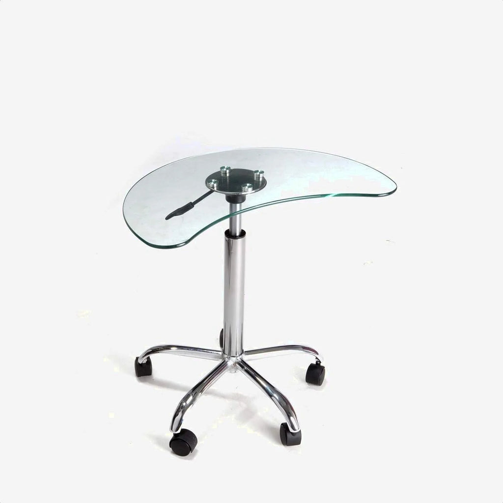 Oval Credenza Desk, Height Adjustable, 25.6'' W X 15.8'' D C5818