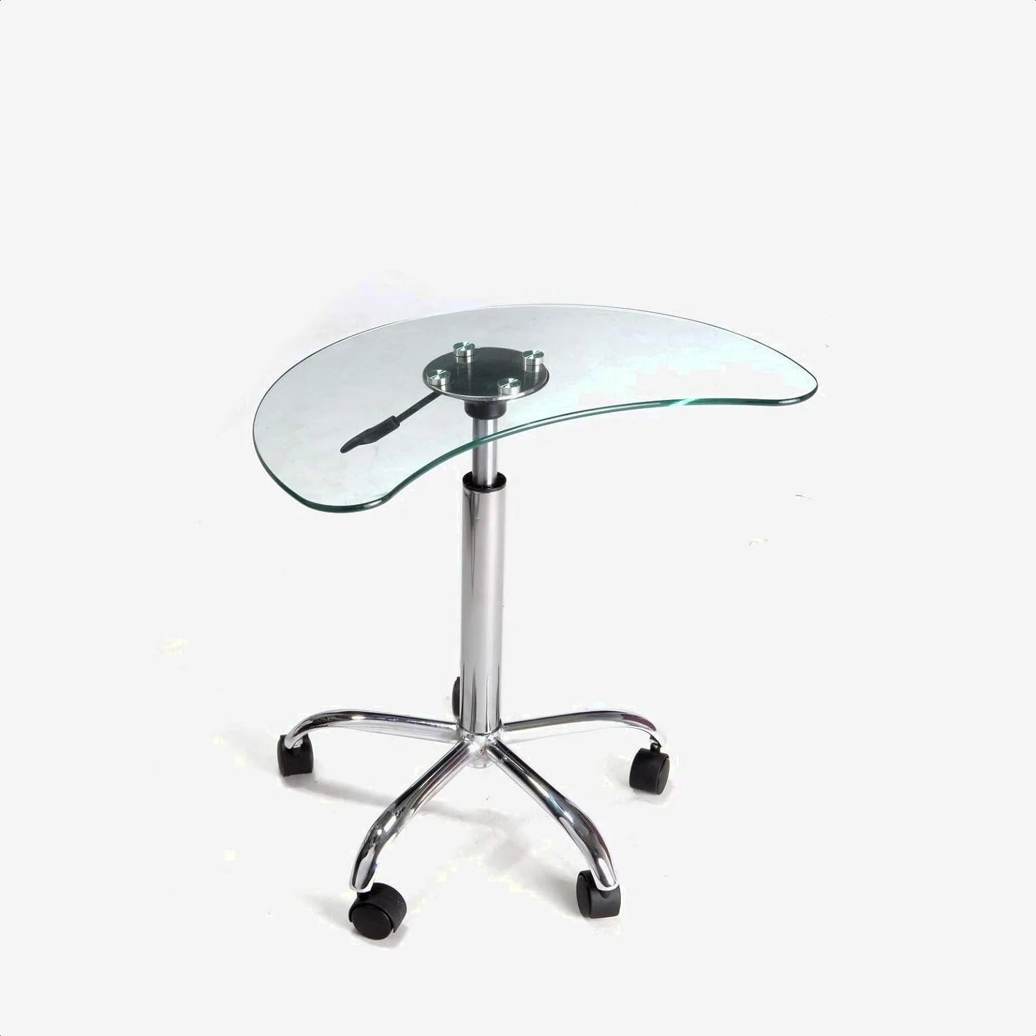 Oval Credenza Desk, Height Adjustable, 25.6'' W X 15.8'' D C5818