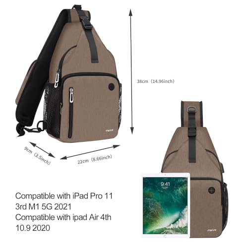 Sling Backpack Bag with USB Charging Port I865