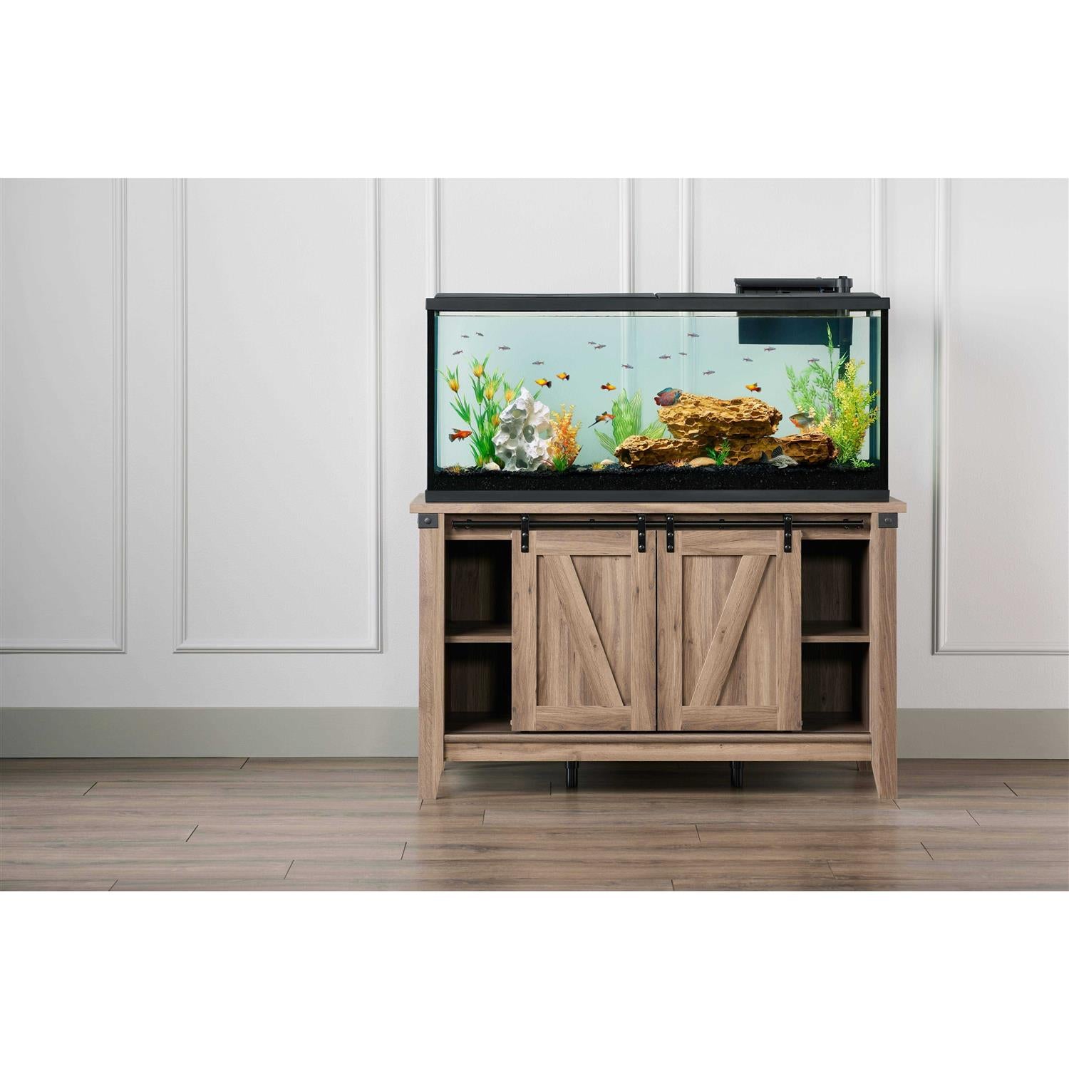 55-75 gal Aquarium Stand Salt Oak B3940