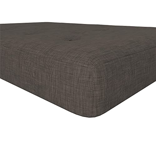 8-Inch Pocket Spring Coil Futon Mattress, Full, Taupe Gray F588651