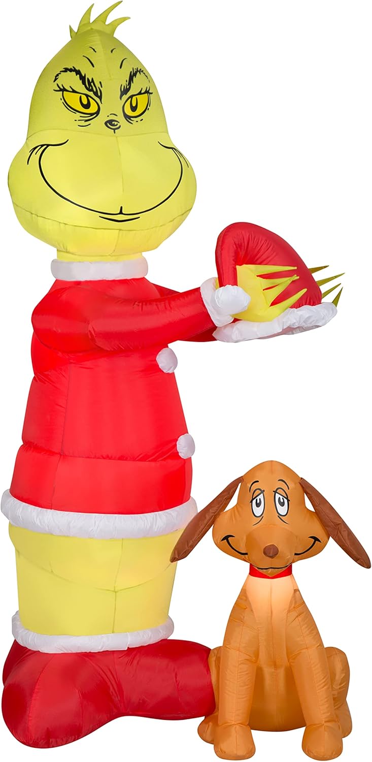 6 ft Tall Animated Airblown Inflatable Scene O1186